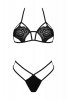 Jimena Black/Czarny zmysłowy komplet LivCo Corsetti Fashion  rozmiar - S/L